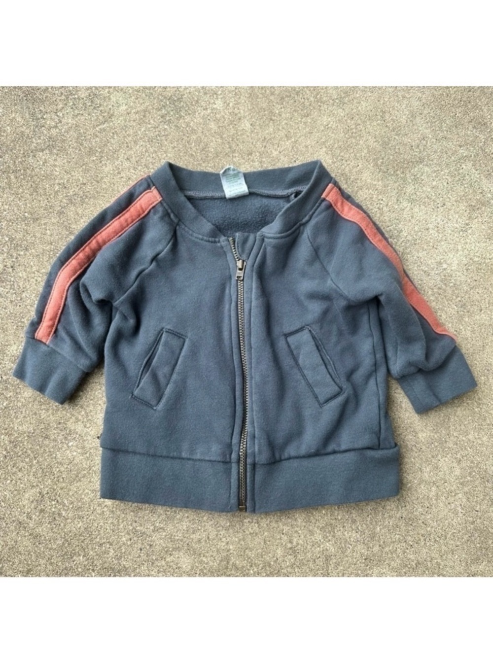Kate Quinn Little Liam Stripe Zip Front Jacket